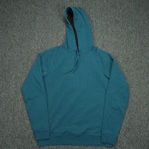 Lululemon Hoodie Men Medium Blue City Sweat Pullover Long Sleeve